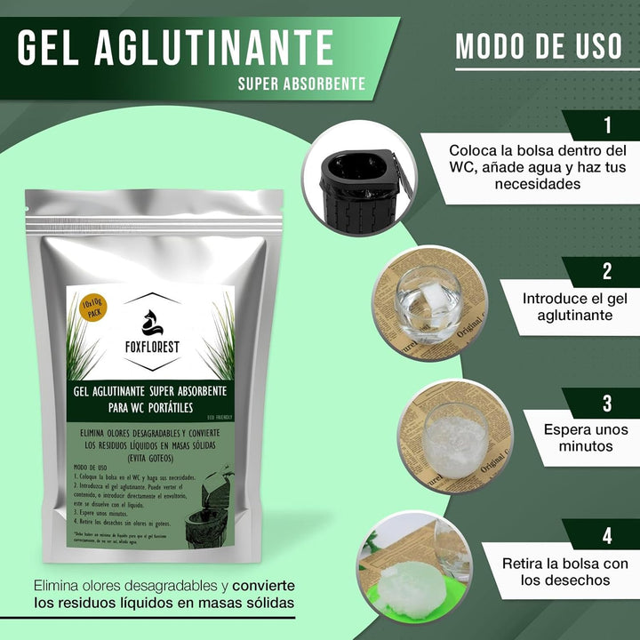 Kit Completo de Higiene: WC, Ducha y Tienda de Privacidad